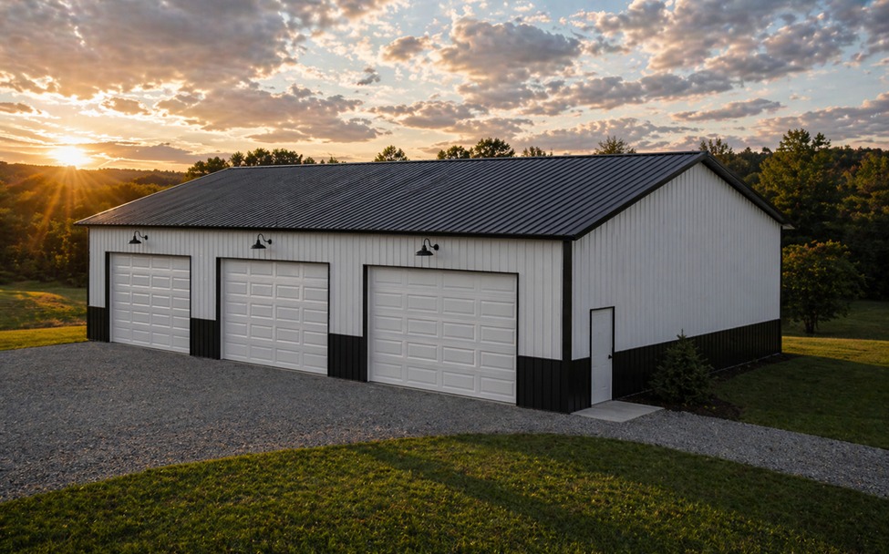 40’ x 64’ x 14’ w/ Eave Doors