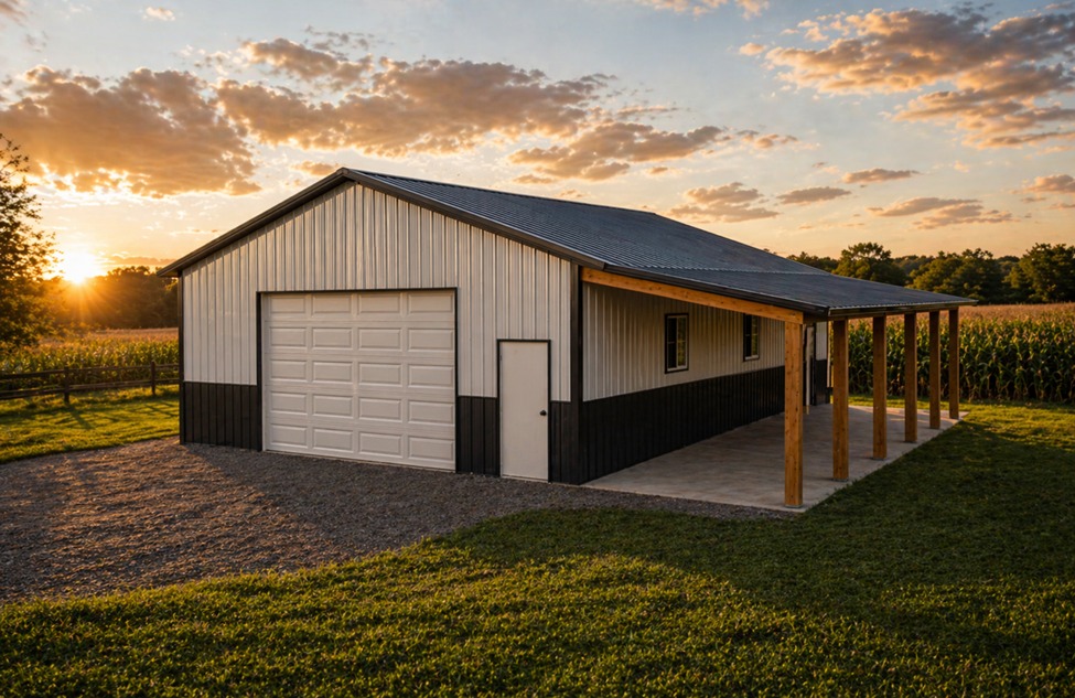 30’ x 40’ x 14’ w/ 10’ Lean